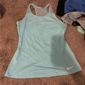 Nike dri fit blue top